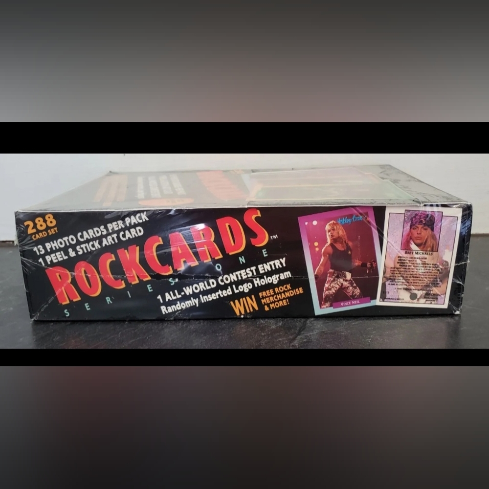 RockCards 1991 *Sealed Box *Series One* Music Trading Cards - Picture 2 of 3